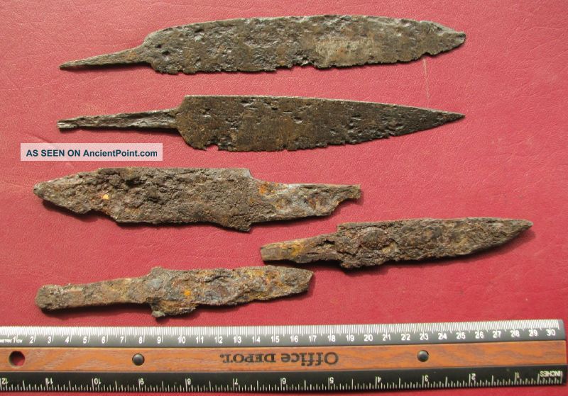 Authentic Ancient Dark Ages Eating Utensils Rt 56 Roman photo