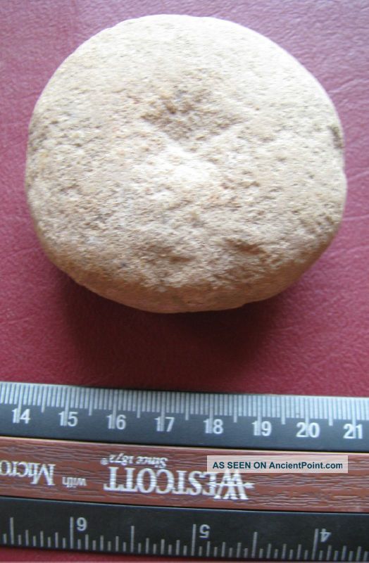 American Indian Nutting Stone From Arkansas 7225 The Americas photo