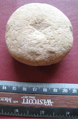 American Indian Nutting Stone From Arkansas 7225 photo