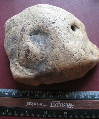 American Indian Nutting Stone From Arkansas 7232 photo