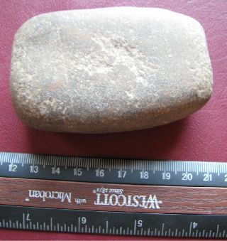 American Indian Nutting Stone From Arkansas 7226 photo