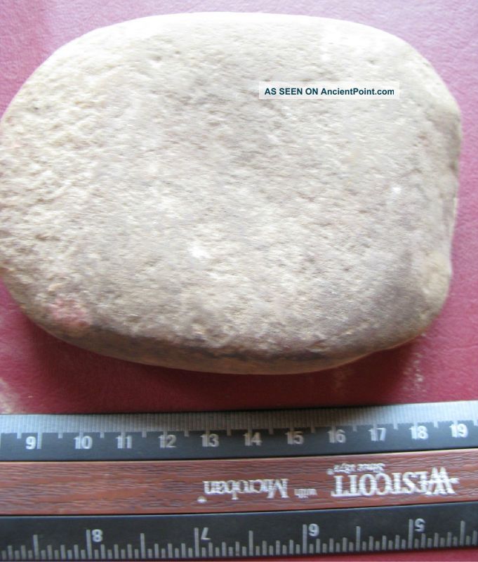 American Indian Nutting Stone From Arkansas 7230 The Americas photo