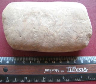 American Indian Nutting Stone From Arkansas 7229 photo