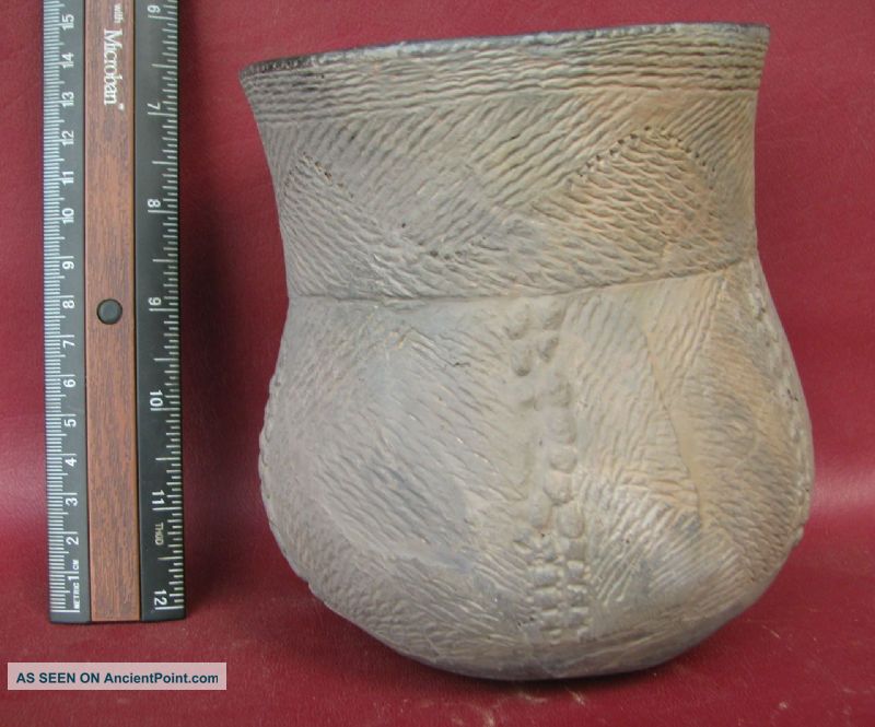 American Indian Mississippian Pottery Vessel 7218 The Americas photo