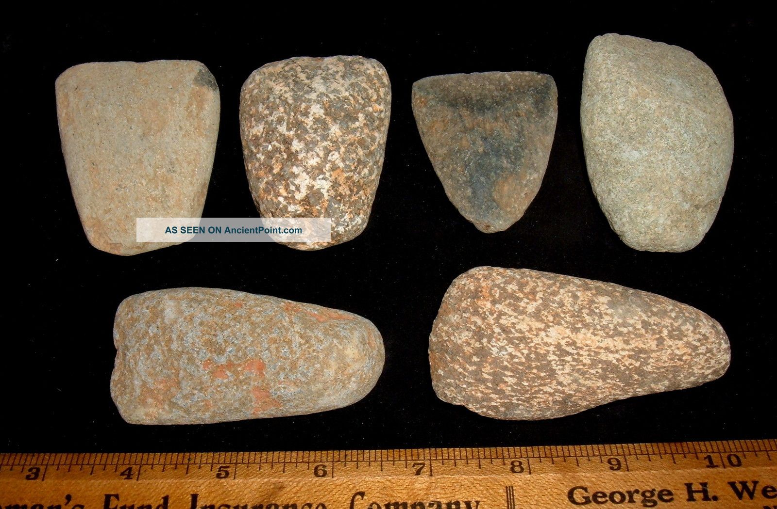 (6) Sahara Neolithic Celts,  Stone Axes,  Ancient African Artifacts Aaca Neolithic & Paleolithic photo