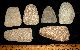 (6) Sahara Neolithic Celts,  Stone Axes,  Ancient African Artifacts Aaca Neolithic & Paleolithic photo 1