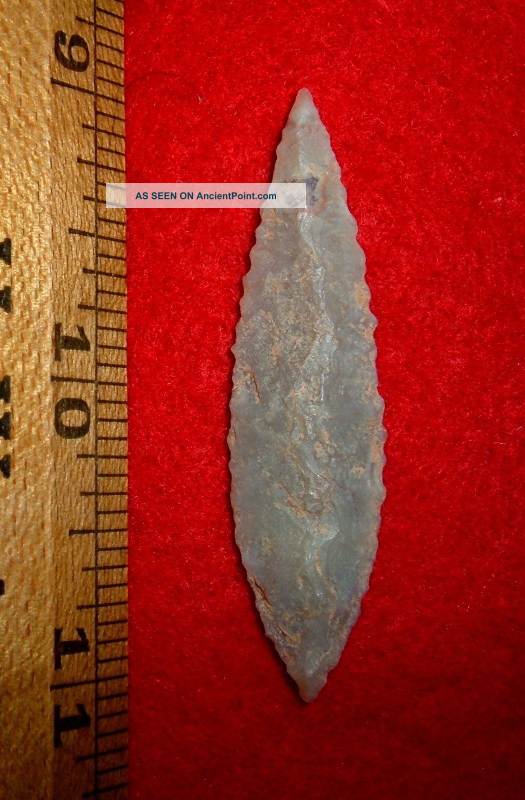 Quality Sahara Neolithic Point,  Blade,  Ancient African Arrowhead Aaca Neolithic & Paleolithic photo