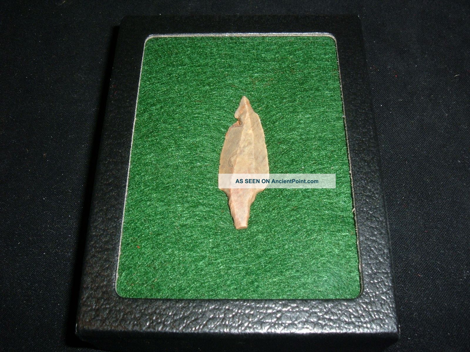 Unique Sahara Mesolithic Point With Crystals Ancient African Arrowhead Aaca Neolithic & Paleolithic photo