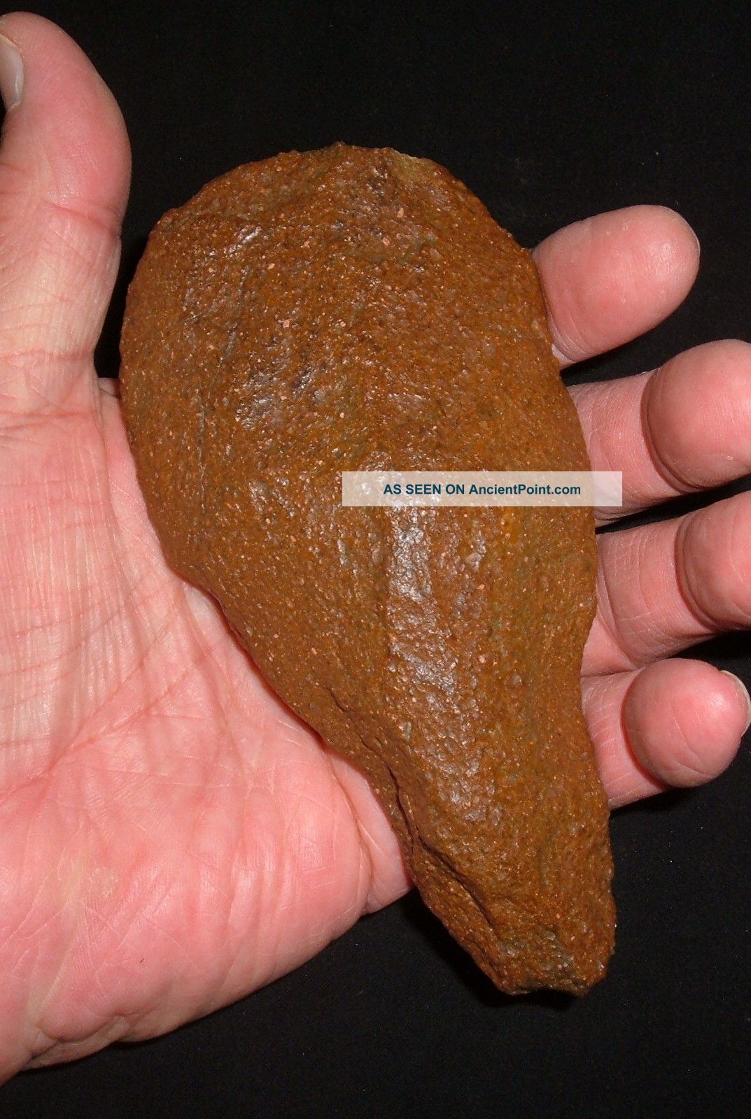Select Paleolithic Acheulean Early Man Hand Axe,  Ancient African Artifact Aaca Neolithic & Paleolithic photo