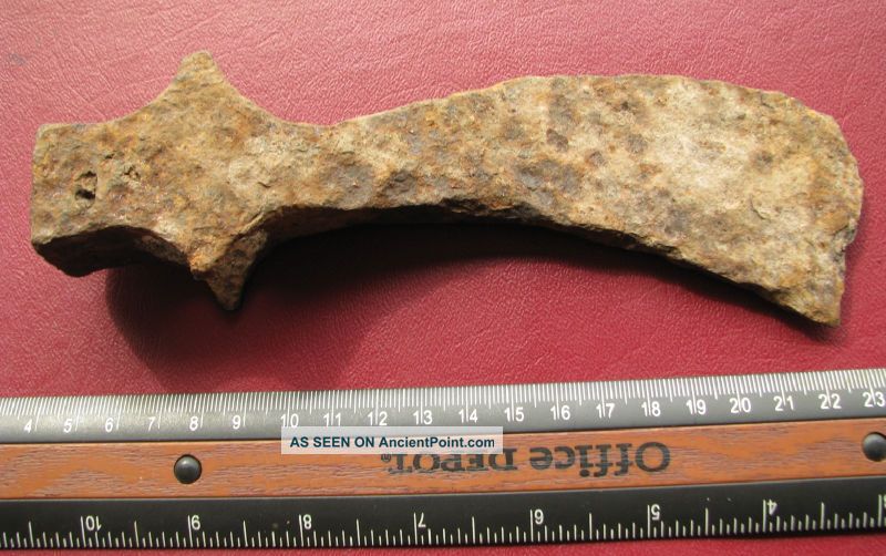 Authentic Ancient Migration Period Iron Axe Rt 76 Viking photo