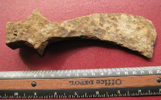 Authentic Ancient Migration Period Iron Axe Rt 76 photo
