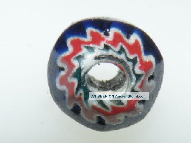 Old Failed (?) Layers Chevron Trade Bead Early 1500`s The Americas photo