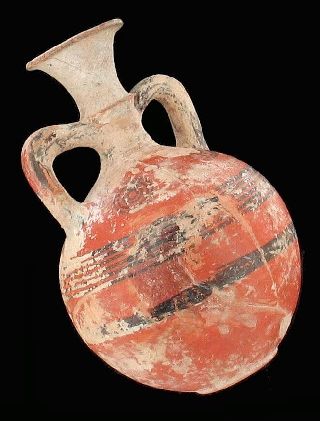Rare Ancient Pre Hellenistic Era Cypriot Terracotta Amphora Israel Holy Land photo