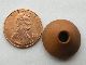 Pre Columbian Ceramic Spindle Whorl Bead The Americas photo 1