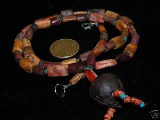 Pre Columbian Moche Necklace Beads photo