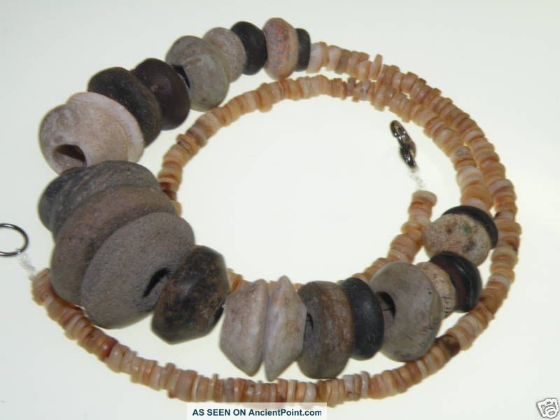 Pre Columbian Stones & Shell Beads Necklaces The Americas photo