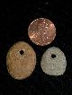 Pre Columbian Clay & Stone Bead Pendant The Americas photo 1