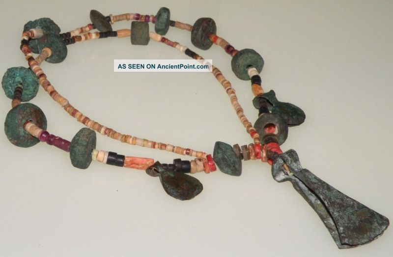 Pre - Columbian Cooper Beads Necklace The Americas photo