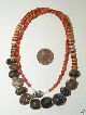 Pre Columbian Eyes Beads & Orange Spondylus Beads The Americas photo 2