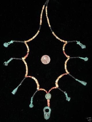 Pre Columbian Necklace Cooper Pendants Colonial ? photo