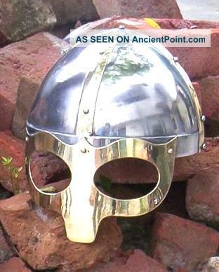 Viking Mask Deluxe Armor Helmet Ancient Armor Helmet Replica Larp Costume Prop Viking photo
