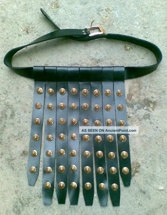 Armor Belt Leather Legion Roman Armory Reenactment Larp Fantasy Replica Costume Roman photo