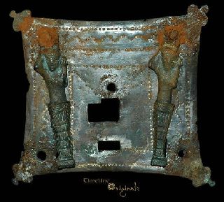 Very Rare Ancient Greek Herms Bronze Lock Plate 1000 photo