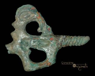 Ancient Scythian / Greek Bronze Dolphin Pendant 010594 photo