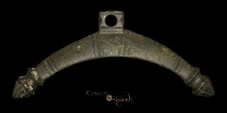 British Iron Age Celtic Ribbed Woad Grinder 022095 photo