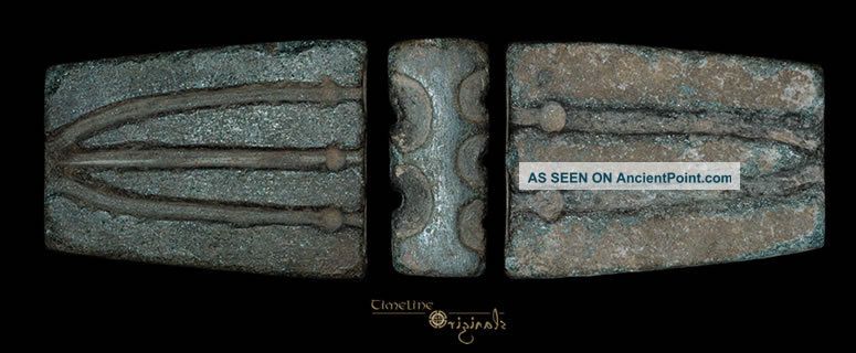 Rare Baktrian Greek Implement Stone Mould Am02 Greek photo