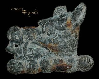 Scarce Post Medieval Boar ' S Head Crest Mount 012919 photo