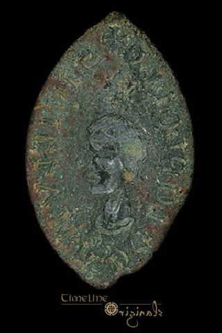 Medieval Vesica Shaped Seal Matrix Vessica 016701 photo