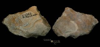 British Palaeolithic Clactonian Stone Age Tool 0159 photo