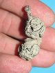 Roman Uncleaned Silvered Earring Or Pendant Roman photo 1