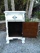 Vintage Cottage Chic Painted Small Cabinet Side Table 1900-1950 photo 2