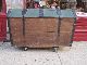 Antique Swedish Immigrant Trunk Dated 1849 Green W/ Floral & Foliate Decoration 1800-1899 photo 4