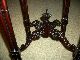 Chinese Chippendale Candle Stand Small Table - Very Ornate Post-1950 photo 3