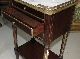 Unusual Antique Directoire Style Marble Gallery Top Night Stand Or End Table Nr 1900-1950 photo 3