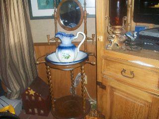 Antique ?wash Basin Stand photo