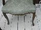 Stunning French Provencal Blue Fabric Chair 1900-1950 photo 2