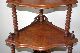 Exquisite English Antique Walnut Barley Twist Corner Cabinet 1900-1950 photo 4