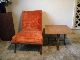 1950 ' S Widdicomb Sabre Leg Slipper Chair And Matching Side Table 1900-1950 photo 1