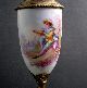 Attractive Antique Brass & Porcelain Table Lamp. Edwardian (1901-1910) photo 1