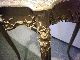 Antique French Louis Xv Gold Gilt Center Foyer End Table W/onyx Top 1900-1950 photo 4