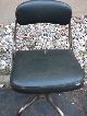 Do More - Leather Machine Age Industrial Office Task Chair Stool Steampunk 1900-1950 photo 2