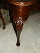 Wonderful Antique Coffee Table Carved Legs And Raised Apron 1900-1950 photo 2