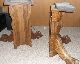 Antique 45 Inch Round Clawfoot Claw Foot Table Oak 1900 ' S 1900-1950 photo 3