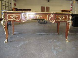 Antique French Walnut Louis Xvl Style Writing Desk photo