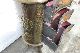 Antique Baroque Embossed Metal And Wood Side Table 1900-1950 photo 8