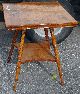 Antique Square Oak Parlor Stand / Table 1900-1950 photo 2